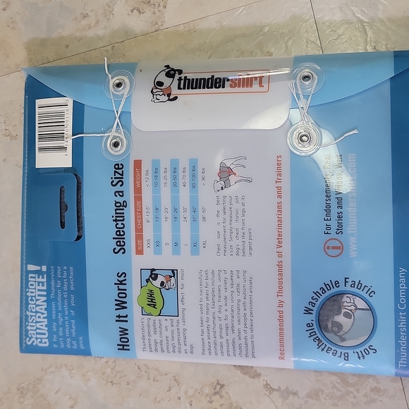 Thundershirt for dogs M solid gray - Picture 3 of 6